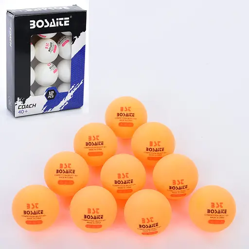 Тенісні кульки, 12 шт., 40 мм (В асортименті) - фото 3