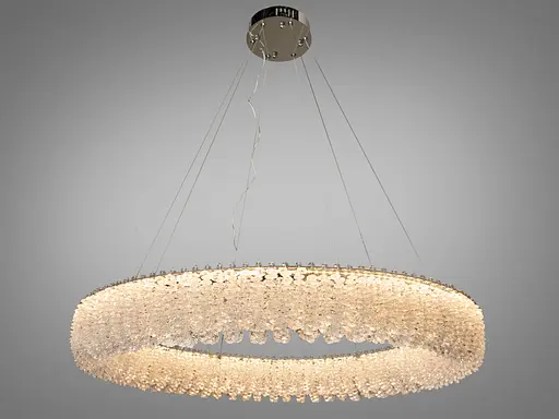 Підвісна люстра Diasha 505 з LED освітленням хром 48Вт - фото 2