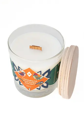 Сміються, плачуть солов'ї 250 мл, 30 год Стандартні (250мл) Соєвий віск - фото 2