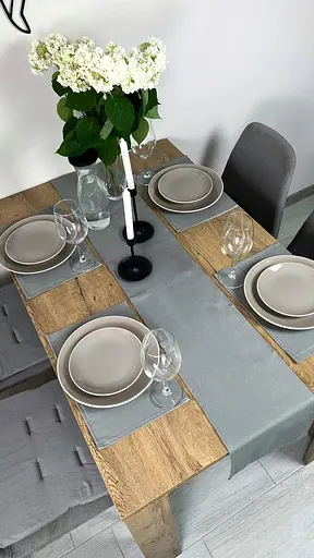 Комплект Доріжка водовідштовхувальна Темносірий однотон 260х40 см 4 шт. - фото 5