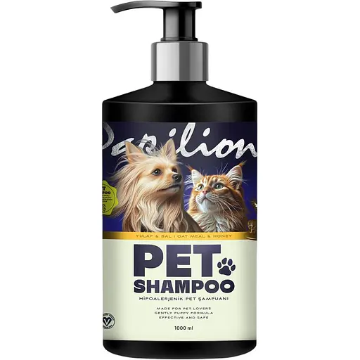 Шампунь-кондиционер Papilion Овес&amp;Мед для домашних животных 1 л