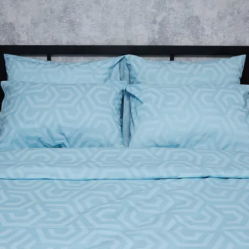 Комплект постельного белья Moon&Star Бязь Gold Люкс Arctic Glow King Size 220x240 наволочки 2х40х60 - фото 3