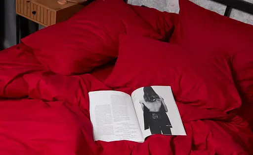 Набір наволочок Moon&Star Бязь Gold Люкс Cherry Red 60х60 см 2 шт - фото 2