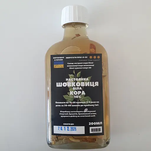Настоянка на корі білої шовковиці 200 мл - фото 1