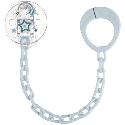 Цепочка к пустышке Canpol babies Newborn Baby голубая (10/877_blu)