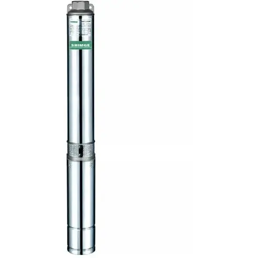 Свердловинний насос SHIMGE 44SP(m) 4/10-0.75 кВт, Н74(54)м, Q100(60) л/хв, Ø96 мм + кабель 40 м - фото 1