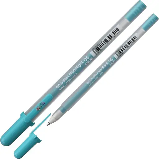 Ручка гелевая Sakura Moonlight Gelly Roll 06 Зелено-голубой - фото 1