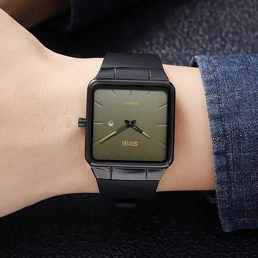 Наручний годинник чоловічий 1961BKGN Black-Green Skmei acs0030466 - фото 3