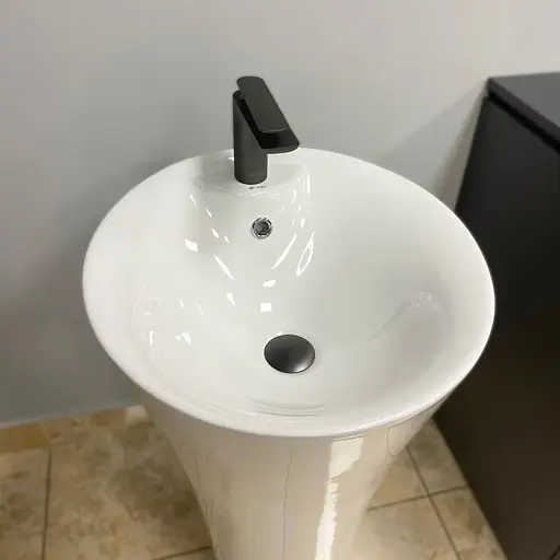 Умивальник підлоговий VBI Varsi white VBI-019016, Білий - фото 2