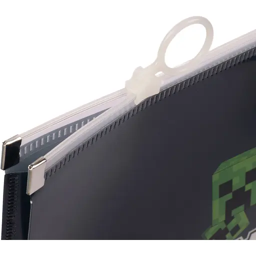 Папка-конверт Yes Minecraft Creepers А4 на молнии (492349) - фото 2