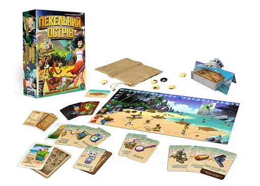 Настольная игра Woodcat РобинзонАда (обновленное издание) (Hellapagos: Big box) (укр.) (235598) - фото 12