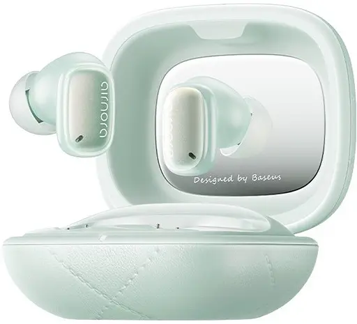 Наушники беспроводные Baseus AirNora 3 TWS зеленые (A00076701633-00) - фото 2