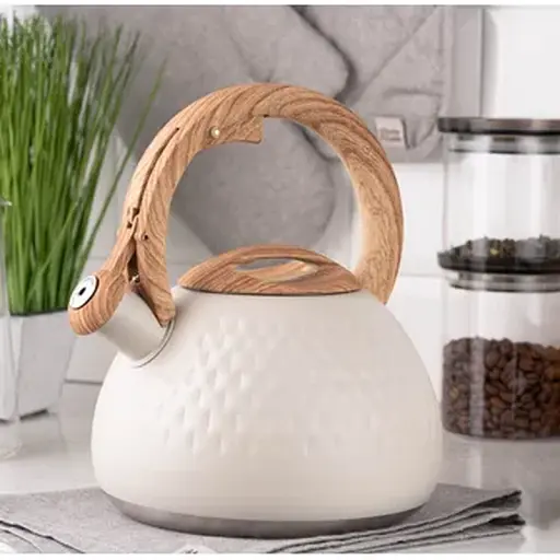 Чайник Ardesto Gemini Cremona 2.5 л бежевый н/с AR1956KS - фото 6