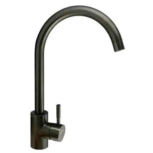 Смеситель для мойки Zegor SAP4-A090MG из нержавеющей стали Графит 30412 - фото 1