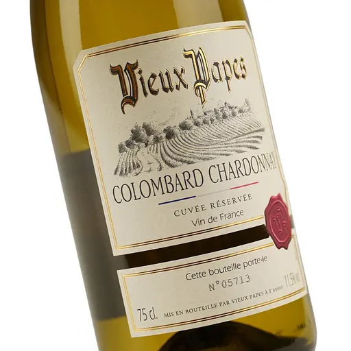 Вино Vieux Papes Colombard Chardonnay Vin de France біле сухе 0.75 л  - фото 5