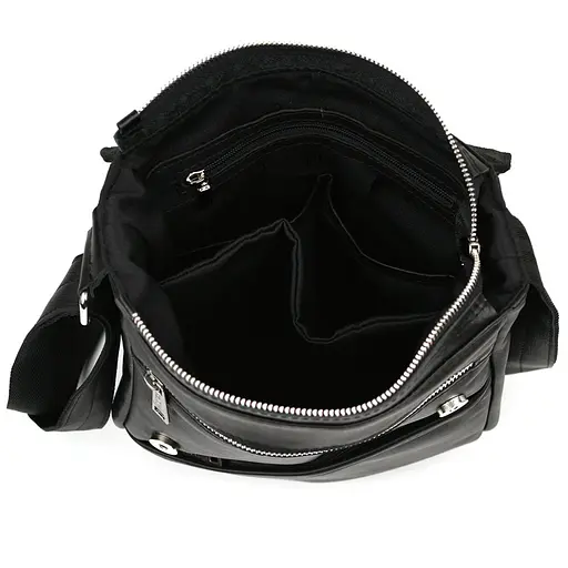 Чоловіча шкіряна сумка А4 через плече TARWA 33х26х8 см sum0028169 - фото 2