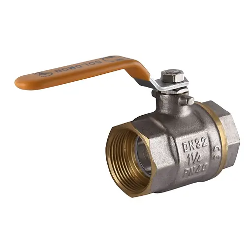 Кран кульовий прямий Solomon 1 1/4″ ВВ ЖР PN40 В1001 - фото 1