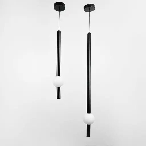 Led світильник чорний у вертикальній формі 60 см на 3 режими | Арт. YG 517B/600 VL BK | Line F - фото 5