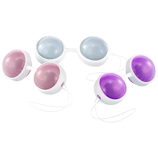 Набір вагінальних кульок Lelo Beads Plus, діаметр 3,5 см, змінне навантаження, 2 х 28 г, 2 х 37 г і 2 х 60 г