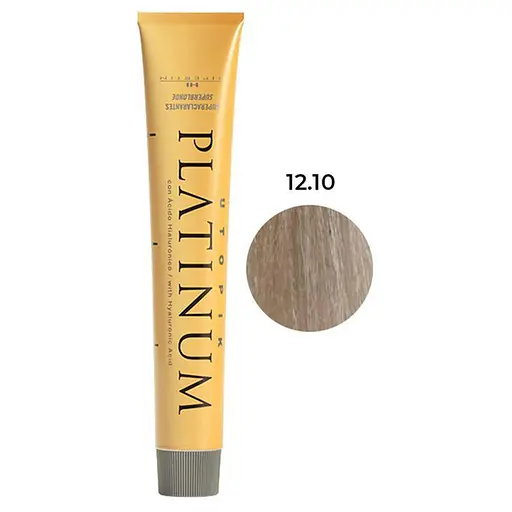 Професійна стійка крем-фарба для волосся Hipertin Platinum 12.10 супер-блонд попелястий інтенсивний 60 мл - фото 1