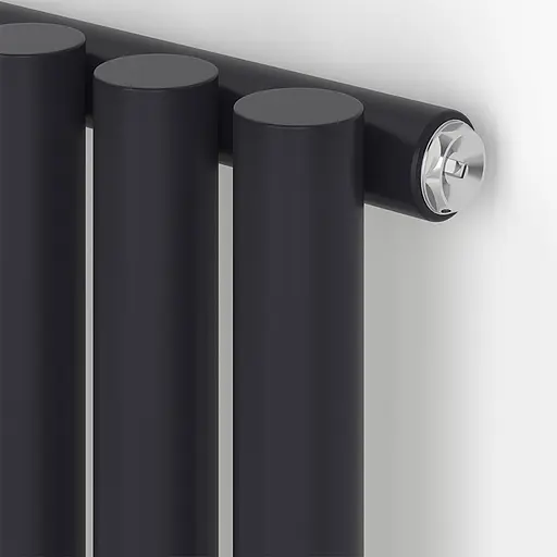 Радіатор дизайнерський Ideale Gloria 11 9/1800/531 чорний, Чорний - фото 2