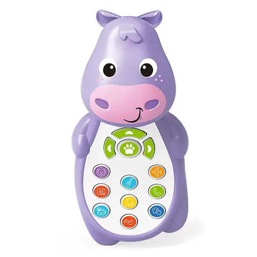Развивающий телефон "Развлечения с друзьями" Metr+ M 5773ABC(Violet) 13 см, украинский - фото 1