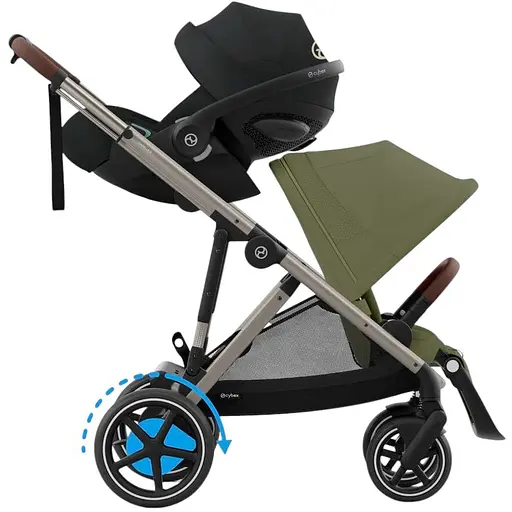 Коляска Cybex eGazelle S TPE Moss Green khaki (525000169) - фото 6