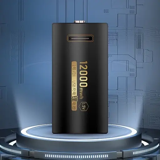 Аккумулятор типа D R20 1.5V 12000mWh Type-C Li-ion - фото 2