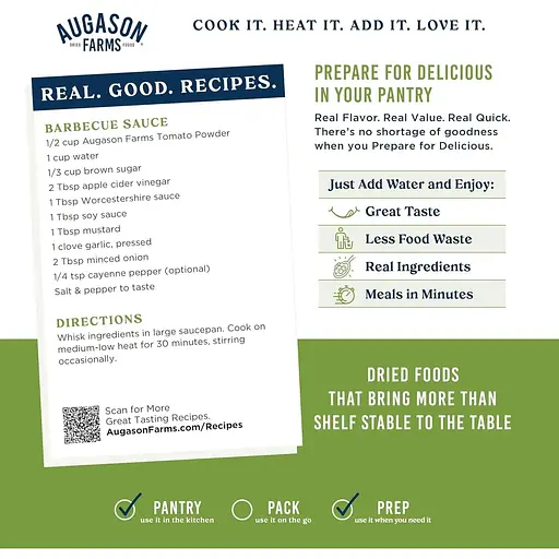 Томатная паста сублимированная Augason Farms с большим сроком годности 25 лет 329 порций - фото 3