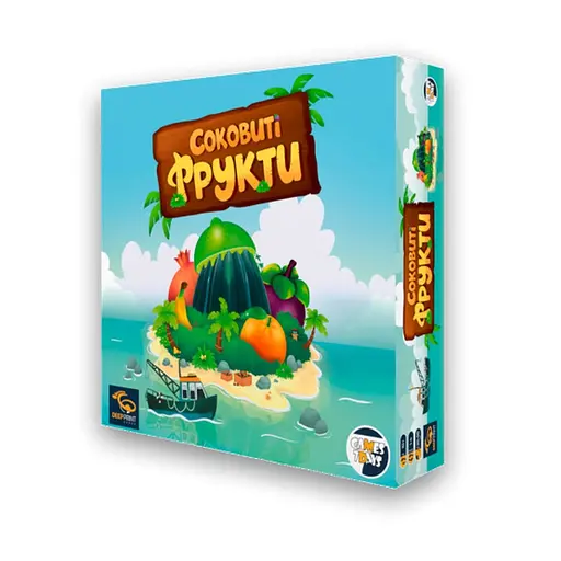 Настільна гра "Соковиті фрукти" Games7Days SF001U 100 дерев'яних фігурок фруктів - фото 1