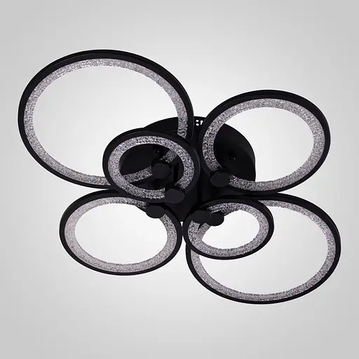 Люстра світлодіодна V K39556-2+2+2 BK - фото 2