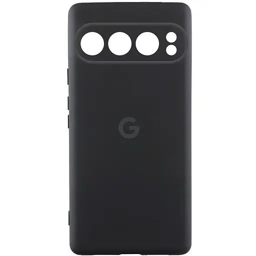 Чехол Silicone Cover Lakshmi Full Camera (AA) with logo для Google Pixel 9 Pro XL Черный / Black