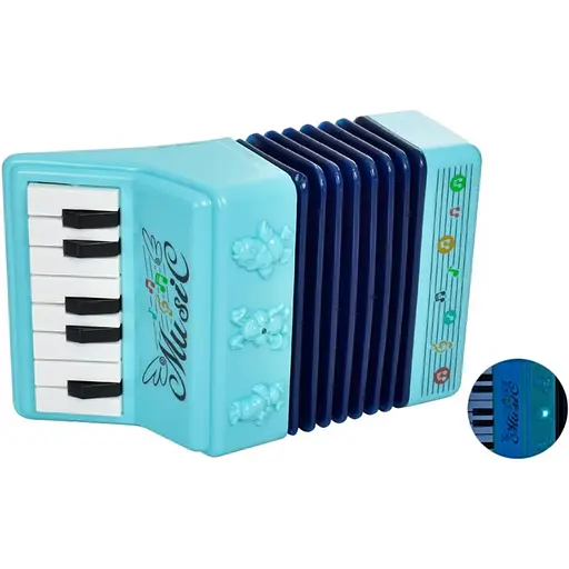 Гармошка, 22 см, с музыкальными и световыми эффектами (в ассортименте)