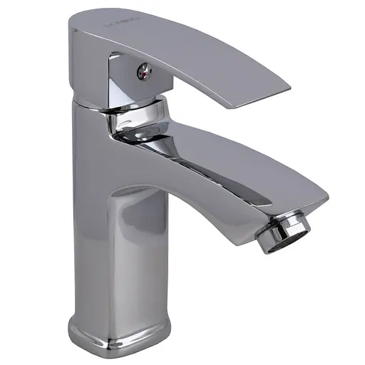 Смеситель для умывальника DOMINO RONDO DND-401 элегантный для ванной с керамическим узлом смешивания