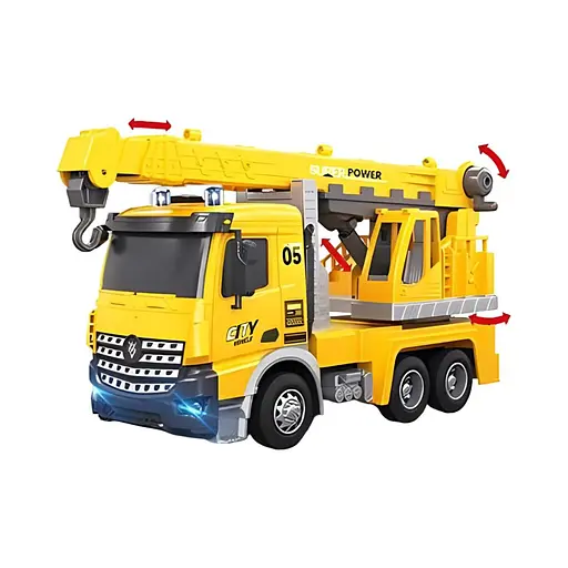 Будтехніка YJ-113-2 на радіокеруванні, 1:14, акумулятор, світло, рухомі деталі, гумові колеса