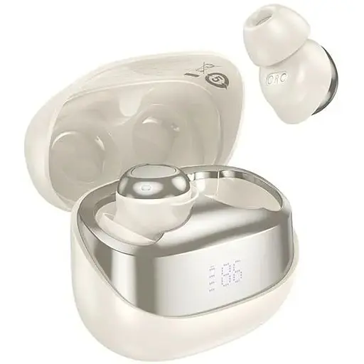 Бездротові навушники Hoco EW200 Elegant true wireless sleep BT headset IPX4, BT5.4, 30mAh, 400mAh, 4h, milky white