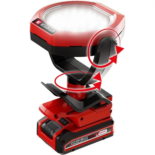 Лампа Einhell GC-OL 18/1500 Li - Solo PXC 18В аккумуляторная 36 LED 1500 лм без АКБ и ЗУ (2320120) - фото 2