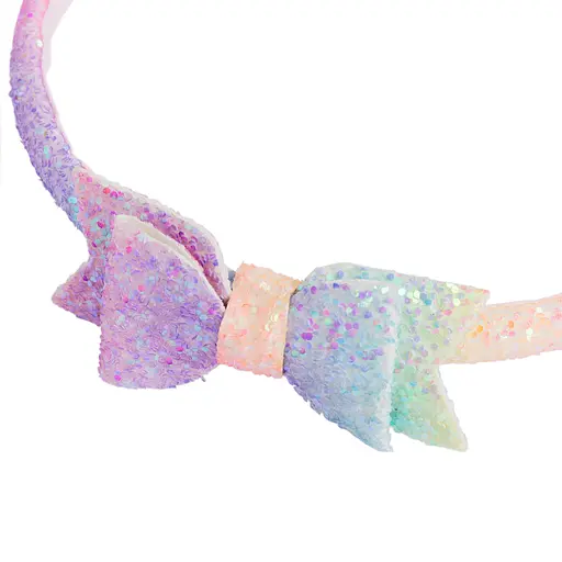 Обруч для волос Перламутровый бантик - фото 2