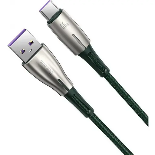 Кабель Baseus Water Drop-shaped Lamp SuperCharge USB - Type-C 66W 1 м CATSD-M01 - фото 1