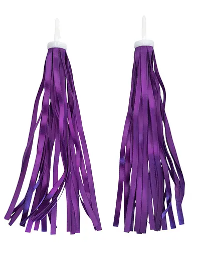 Ленты в руль детского велосипеда / самоката атласные однотонные фиолетовый (G00019654)