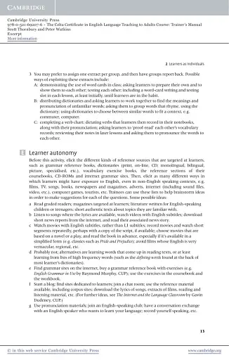 The CELTA Course Trainer's Manual - фото 8