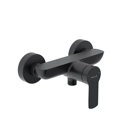 Смеситель для душа de la noche Volle Libra 1521.100104 Черный матовый - фото 1