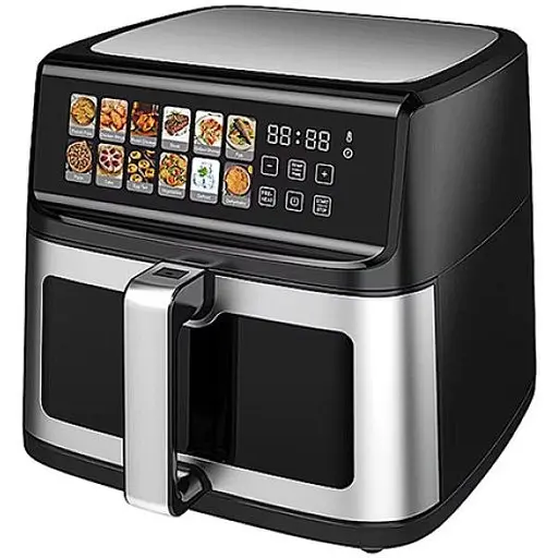 Професійна фритюрниця Zepline ZP-211 з двома тенами та об'ємом 14 л для дому та бізнесу Чорна - фото 1