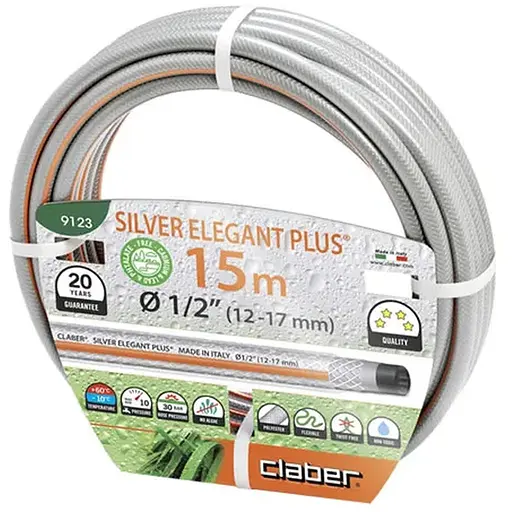 Шланг поливочный 1/2" 15 м Silver Elegant Plus
