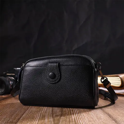 Клатч кожаный женский Vintage 19х12х7 см sum0022686 - фото 7