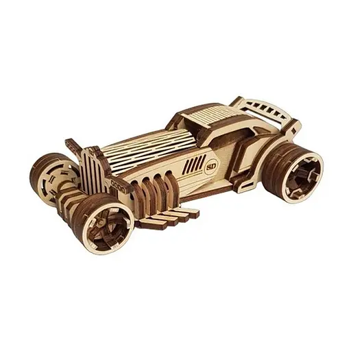 Деревянный конструктор Золотая Серия автомобиль "Monster" BB2monst - фото 3