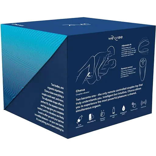 Смарт-вібратор для пар We-Vibe Chorus Cosmic Blue - фото 10