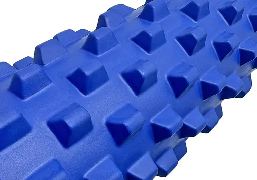 Массажный ролик EasyFit Grid Roller PRO 45 см Синий (EF-2029-BL) - фото 2