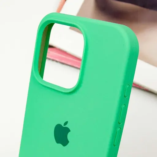 Чохол Epik Silicone Case Full Protective AA для Apple iPhone 16 Pro Max 6.9 Зелений/Spearmint - фото 6
