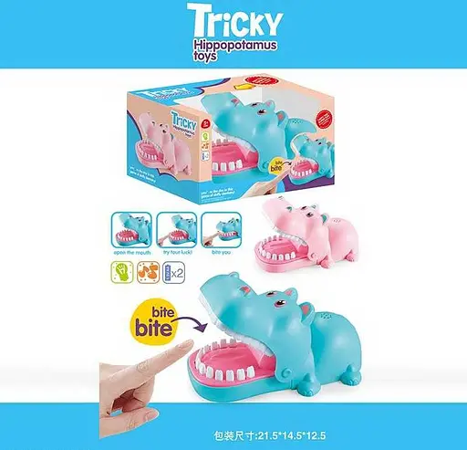 Настільна гра Зубастик Гіпопотам, 6884 - фото 2